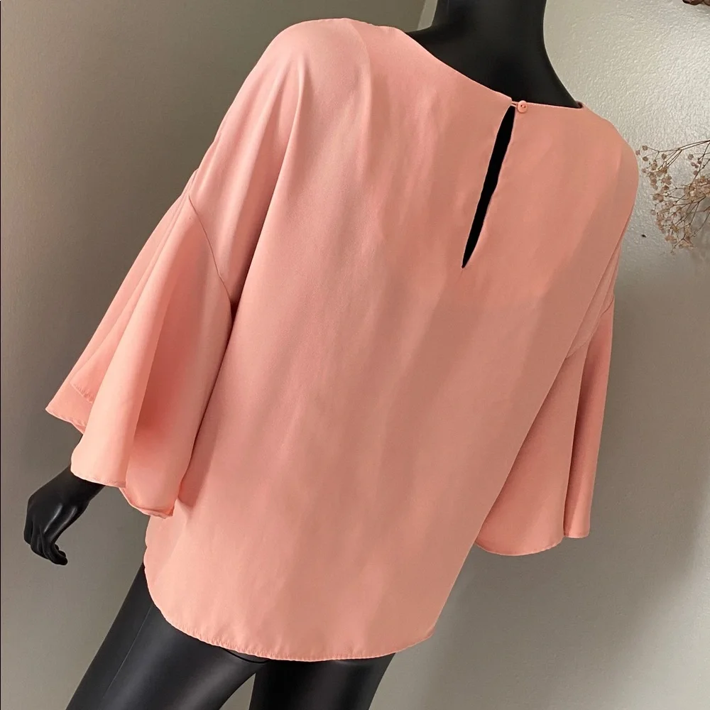 Catherine Malandrino Soft Coral Blouse - Picture 6 of 9
